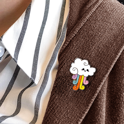 Custom Made Hard Enamel Collar Pin