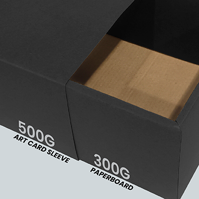 Slide Gift Box with Shredded Paper