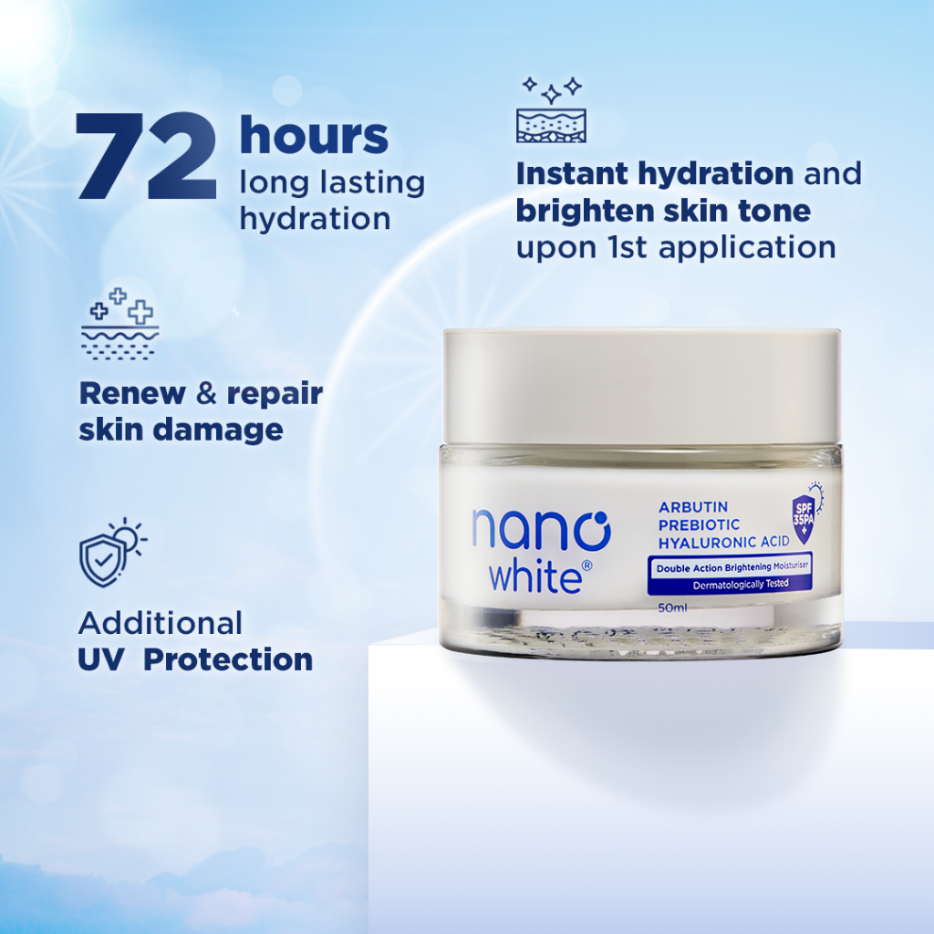 Nanowhite Double Action Brightening Moisturizer 50ml