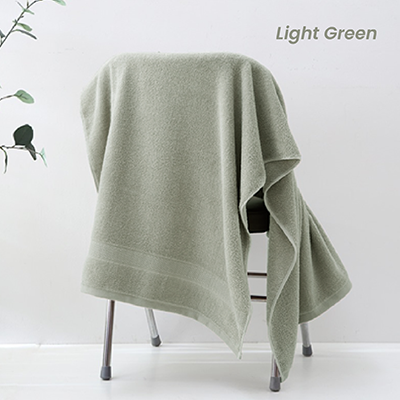 Full Cotton Bath Towel with Drawstring Pouch (1400×700) – 380g