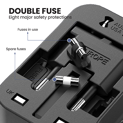 SMART Travel Adapter 2 Type-C 20W PD + 2 USB Charger