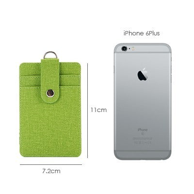 Korea Fabric ID Holder with Snap Closure