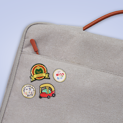 Custom Made Epoxy Collar Pin