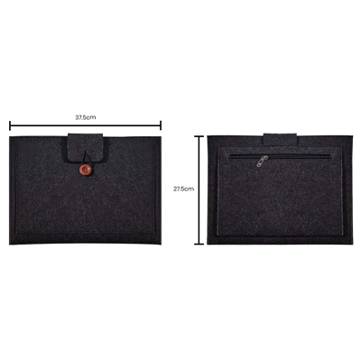 15.4'' Wool Felt Seminar Pouch