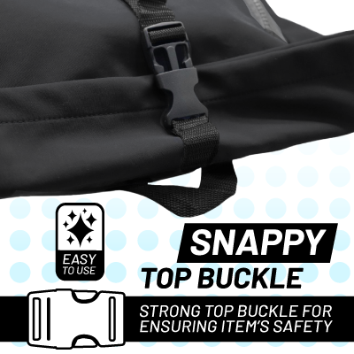 POLLEY Soft Polyester Buckle Backpack