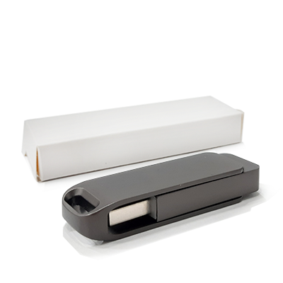 Metal Swing Black USB Flash Drive - 16GB