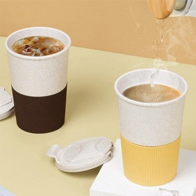 LATTE Eco-Wheat Tumbler with Silicone Holder - 350ml