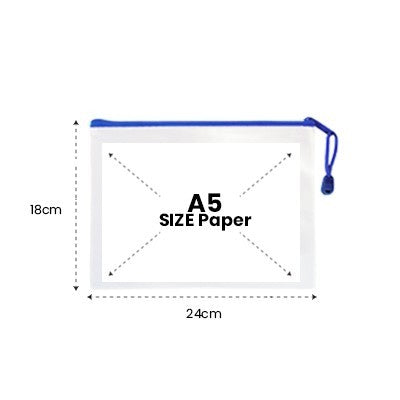 PVC Transparent Netting Pouch - A6 Size