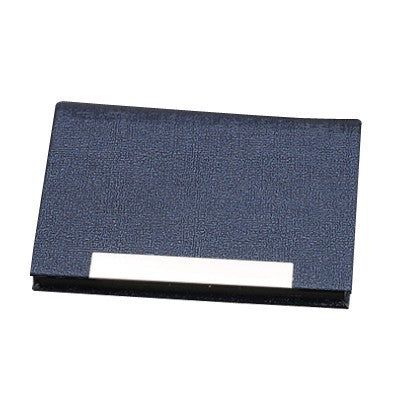 Magnetic Faux Leather Name Card Holder