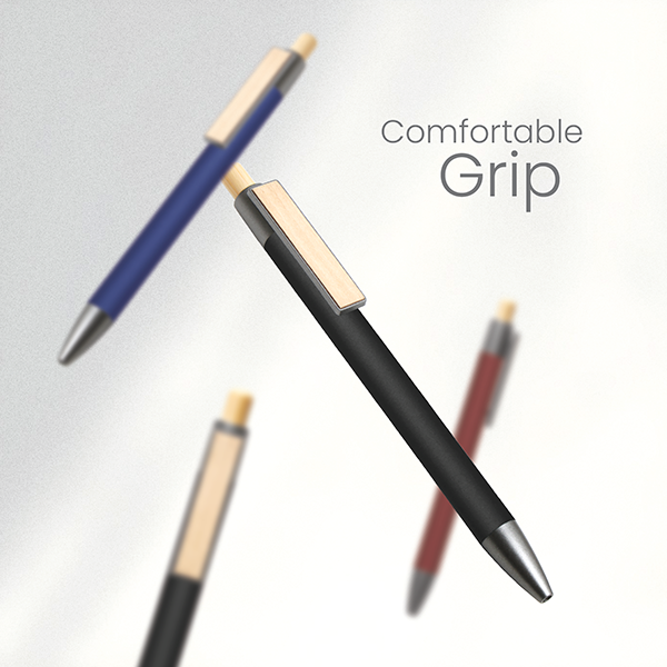 CLIPP Press Action Aluminum Ball Pen