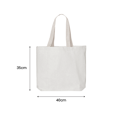 Duo Tone Canvas Bag Webbing Handle – 12oz (350x400x100)