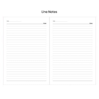 PU Fabric Hard Cover A5 Notebook with Pen Loop