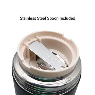 Stainless Steel Braised Thermos with Spoon - 600ml