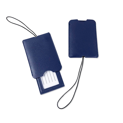 HER PU Leather Luggage Tag Holder