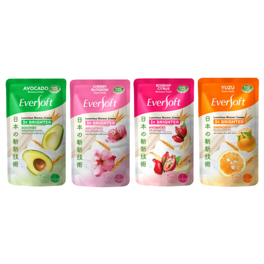 Pek Isi Semula Krim Mandi Eversoft 550g