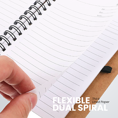 KRAFT Eco-Notebook with Pen