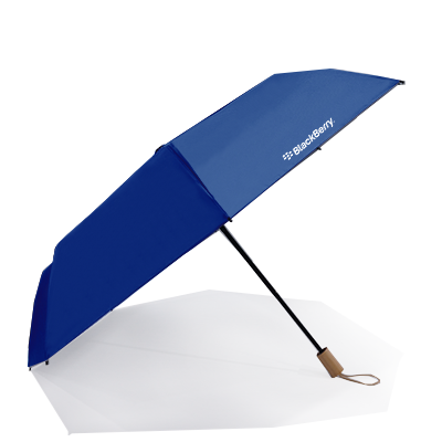 21'' 3 Fold Umbrella with Wooden Handle