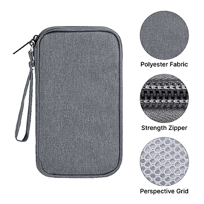 Water Repellent Polyester Gadget Pouch