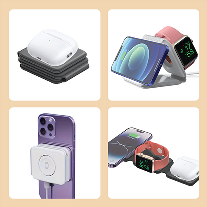 Magfold 3 in 1 Magnetic Wireless Charger