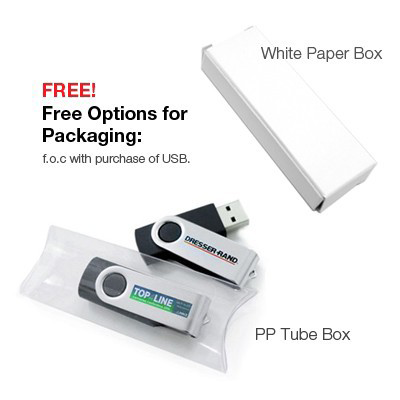 Metal Swivel Color Coated USB Flash Drive - 32GB