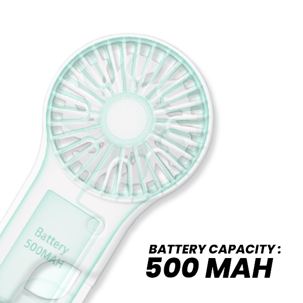 BUCKLE 3 Speed mini fan with Stand– 500mAh