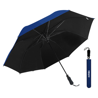 27" Auto-Open Premium Black Coated Umbrella