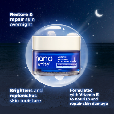 Nanowhite Double Action Restorative Night Cream Hydrating 50ml
