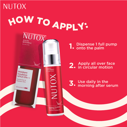 Nutox Youth Restoring Moisture Emulsion SPF25 PA++ 50ml