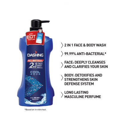 Pencuci Muka &amp; Badan 2in1 Dashing 700g