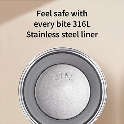 GOLD Dual Lid 316 S.Steel Bottle with Straw Handle – 500ml