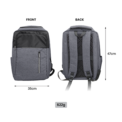 COD Travel Laptop Backpack with USB Port