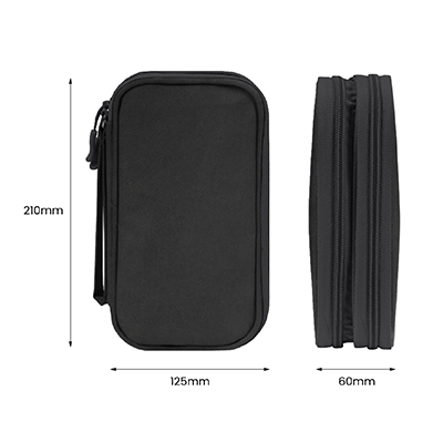 Water Repellent Polyester 2 Layer Gadget Pouch V2