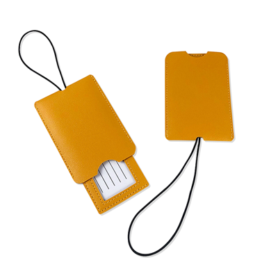 HER PU Leather Luggage Tag Holder
