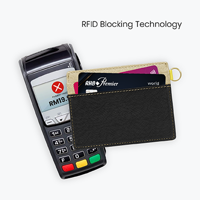 TONY Slim RFID Block PU Card Holder