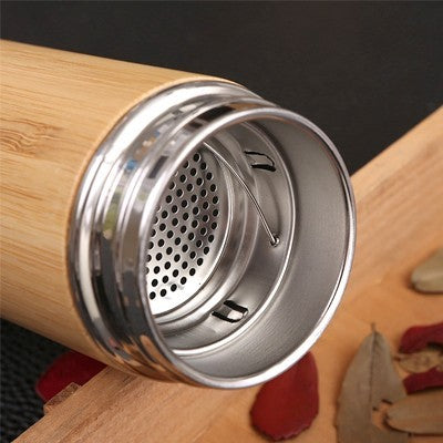 Bamboo Premium Stainless Steel Thermos - 500ml