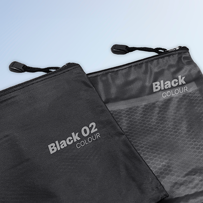 Frosted PVC Organizer with Net Divider – A5 Size