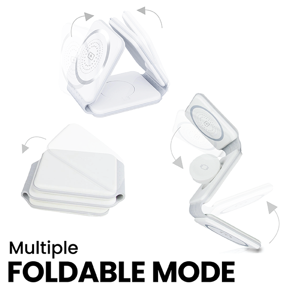 Magfold 3 in 1 Magnetic Wireless Charger