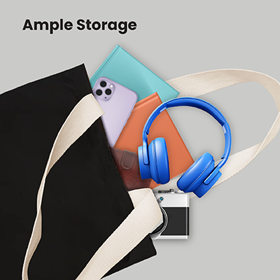 Colour Strip Black Canvas Bag V2 – 10oz (400x350x100)