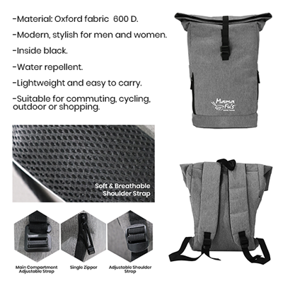 SNAZZY Rolltop Backpack