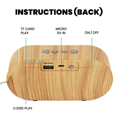 KELLY Portable Bluetooth Speaker - 1200mAh Battery