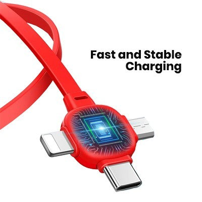 BLISS 3-in-1 Retractable USB Fast Charging Cable