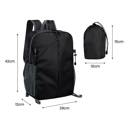 LIGHT Hiking Foldable Backpack with Pouch