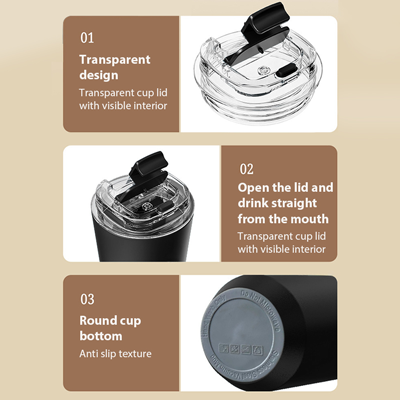 COFFEE Stainless Steel Travel Tumbler – 380ml