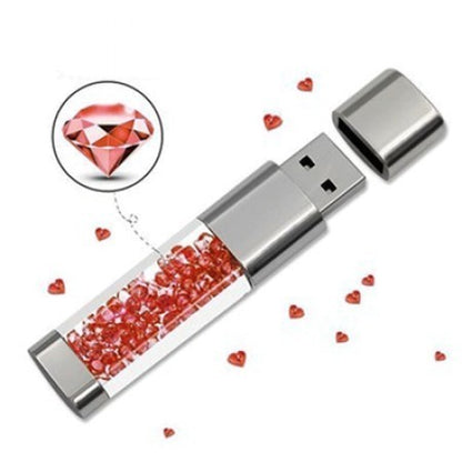 Rhinestone Crystal USB Flash Drive - 8GB