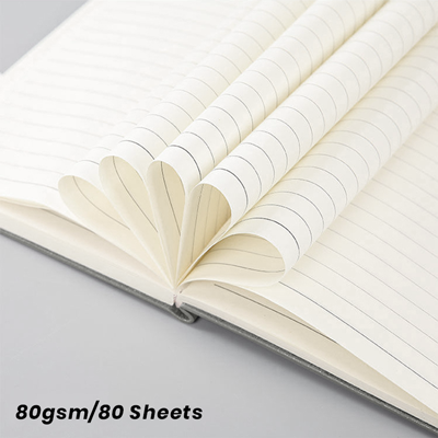 PU Magnetic Hard Case A5 Notebook with Pen Loop