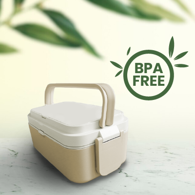 ECO Bamboo 2 Tier Lunch Box - 1200ml