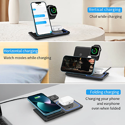 PHANTOM 3 in 1 Wireless Charger Station