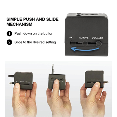 EASY Travel Adapter 1 USB + 1 Type-C Charger