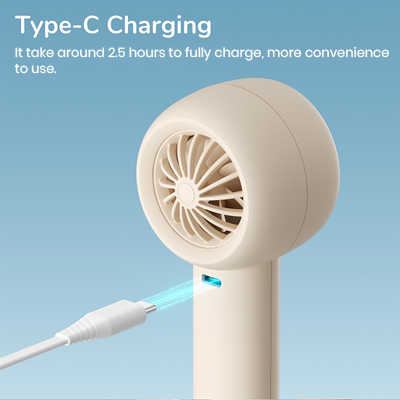 JISULIFE Handheld 3 Speed Mini Fan - 2000mAh