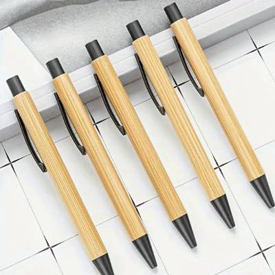 LANEY Bamboo Press Action Ball Pen
